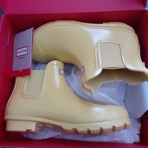 Brand New Bright Yellow Hunter Boots